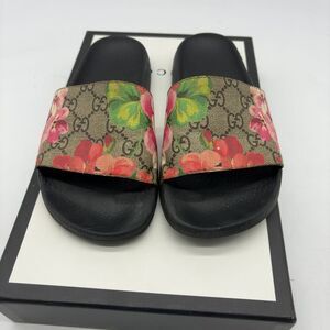 Gucci Floral Slide Sandals